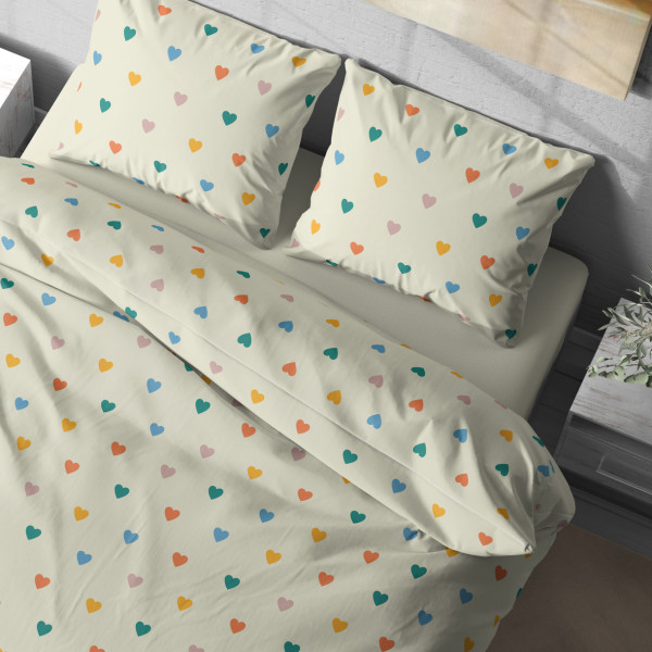 Фото - Комплект постільної білизни Lelit Поплін L-2056 сімейний (1199238)