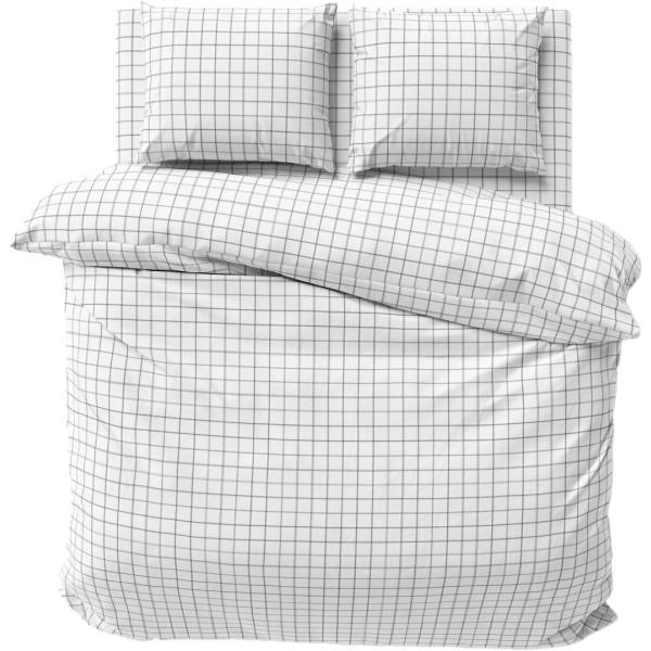 Фото - Комплект постільної білизни Lelit Полісатин Білий P-0171 полуторний (1197964) Фото - Комплект постільної білизни Lelit Полісатин Білий P-0171 полуторний (1197964)