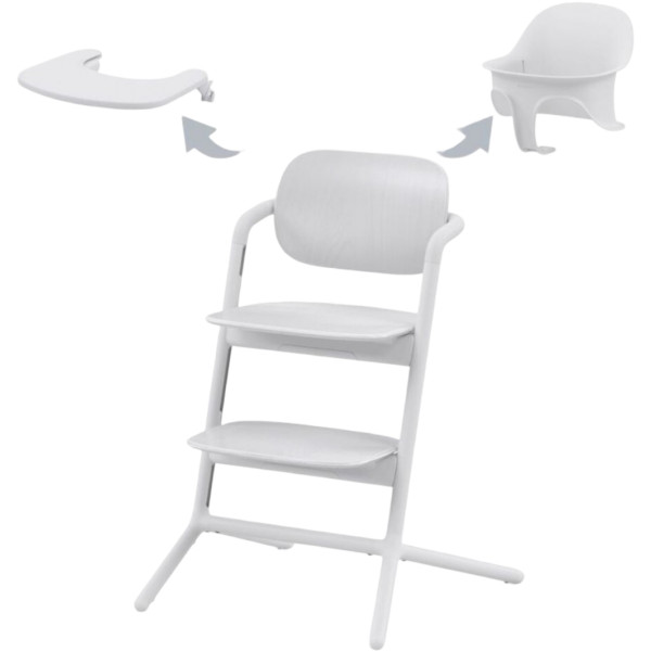 Фото - Стільчик для годування трансформер Cybex Lemo 3в1 All White (MED00000000433) Фото - Стільчик для годування трансформер Cybex Lemo 3в1 All White (MED00000000433)