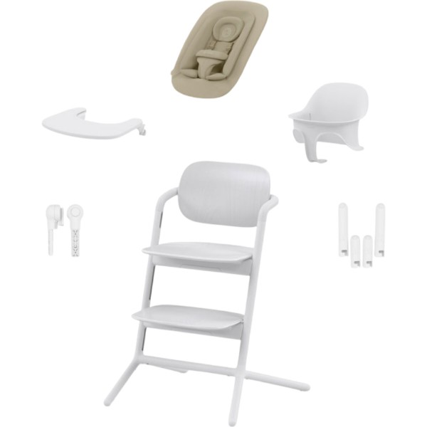 Фото - Стільчик для годування трансформер Cybex Lemo 4в1 All White (MED00000000322) Фото - Стільчик для годування трансформер Cybex Lemo 4в1 All White (MED00000000322)