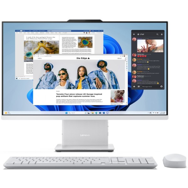 Фото - Компьютер-моноблок Lenovo IdeaCentre AIO 24AKP10 (F0JC001BUO) Cloud Grey