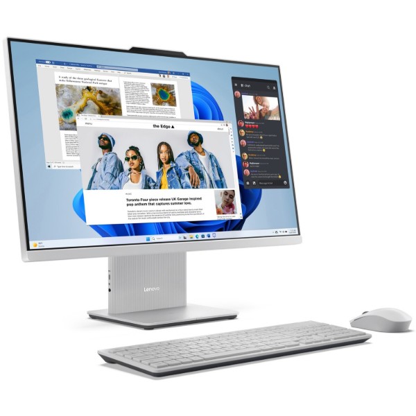 Фото - Компьютер-моноблок Lenovo IdeaCentre AIO 24AKP10 (F0JC001BUO) Cloud Grey