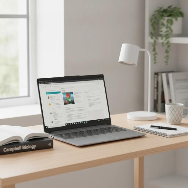 Фото - Ноутбук Lenovo IdeaPad Slim 3 15AMN8 (82XQ01ASRA) Arctic Grey