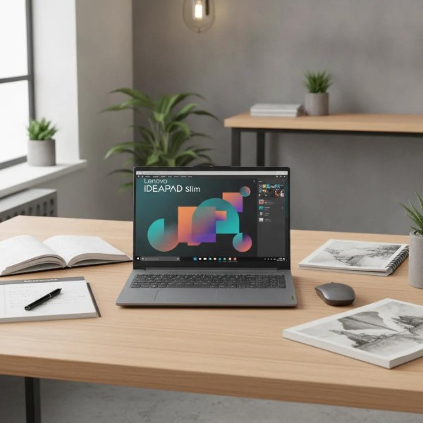 Фото - Ноутбук Lenovo IdeaPad Slim 3 15AMN8 (82XQ01ASRA) Arctic Grey