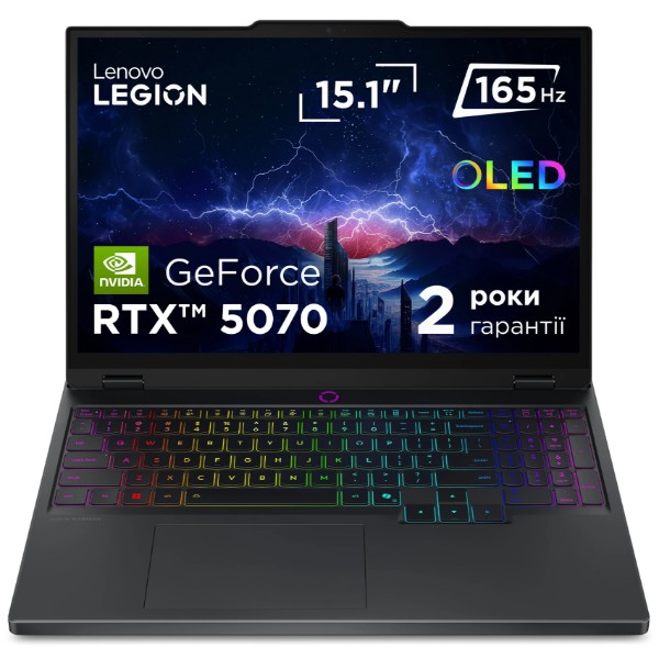 Фото - Ноутбук игровой Lenovo Legion 5 15IRX10 (83LY00Y7RA) Eclipse Black