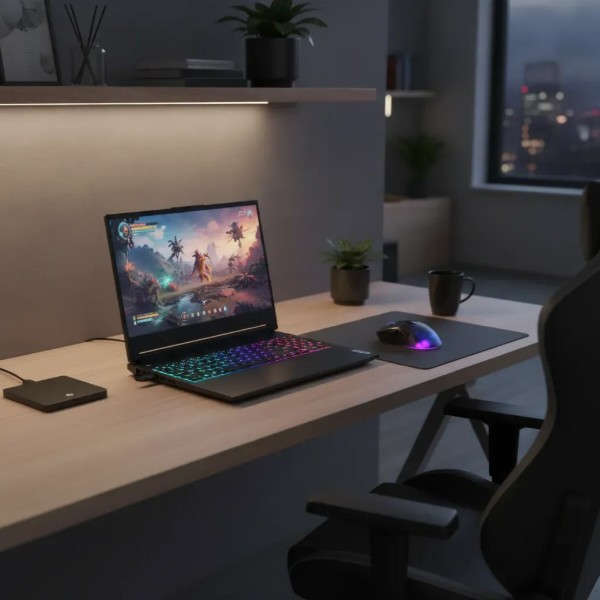 Фото - Мышь беспроводная игровая Lenovo Legion M410 Wireless RGB Gaming Mouse (GY51P83012)