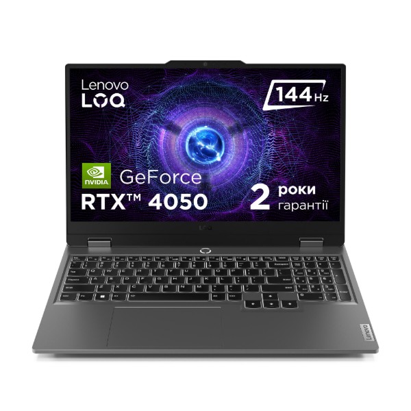 Фото - Ноутбук ігровий Lenovo LOQ 15IRX9 (83DV01L7RA) Luna Grey