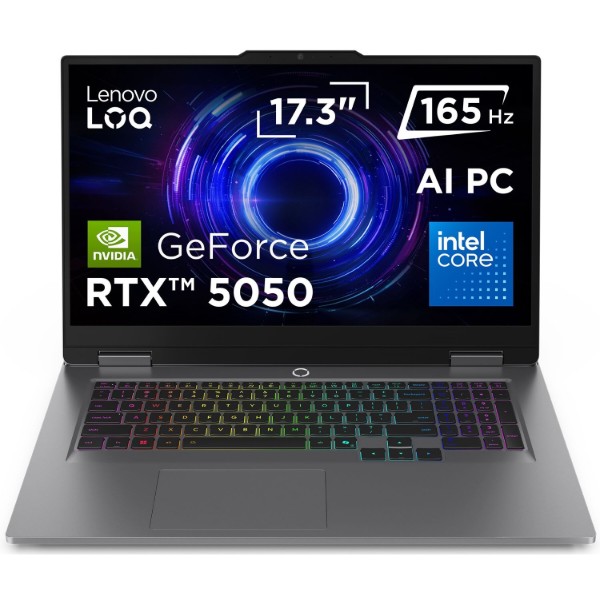 Фото - Ноутбук ігровий Lenovo LOQ-17IRX10 (83JH00EMRA) Luna Grey