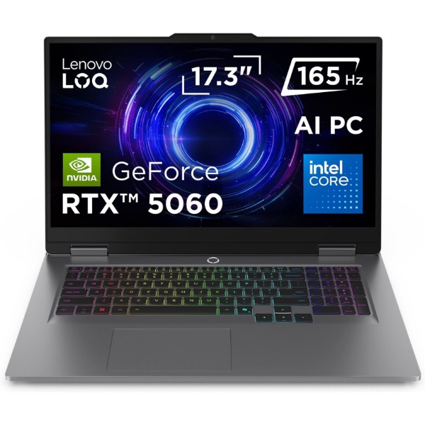 Фото - Ноутбук игровой Lenovo LOQ 17IRX10 (83JH00ESRA) Luna Grey Фото - Ноутбук игровой Lenovo LOQ 17IRX10 (83JH00ESRA) Luna Grey