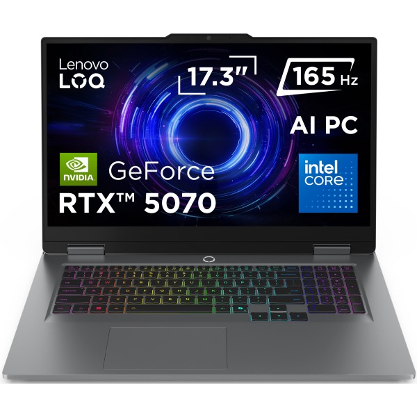 Фото - Ноутбук ігровий Lenovo LOQ 17IRX10 (83JH00GXRA) Luna Grey
