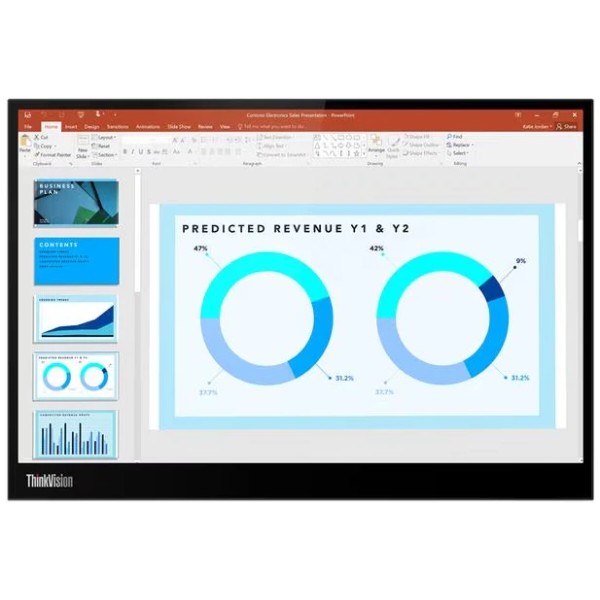 Фото - Монитор Lenovo ThinkVision M14d (63AAUAT6WL) Фото - Монитор Lenovo ThinkVision M14d (63AAUAT6WL)