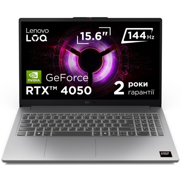 Фото - Ноутбук игровой Lenovo LOQ-15ARP10E (83S00087RA) Luna Grey