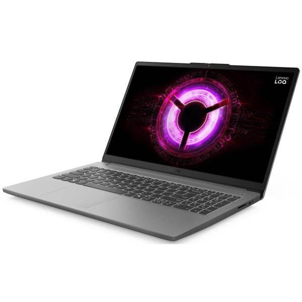 Фото - Ноутбук ігровий Lenovo LOQ 15ARP10E Luna Grey (83S000ECRA)