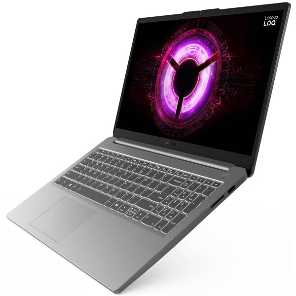 Фото - Ноутбук ігровий Lenovo LOQ 15ARP10E Luna Grey (83S000ECRA)