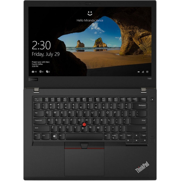 Фото - Ноутбук Lenovo ThinkPad T480 (20L5000BRT) Black