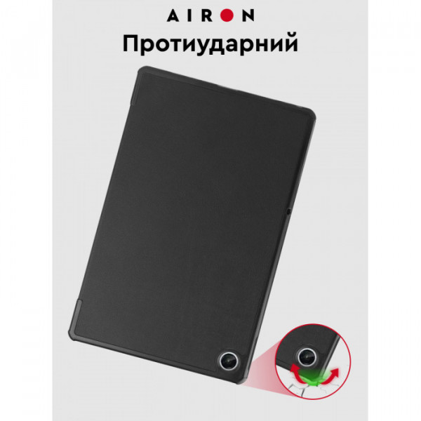 Фото - Чохол для планшету AIRON Premium for Lenovo tab M10 Plus 3rd Gen 2022 10.6 "" із захисною плівкою та серветкою Black (4822352781082)