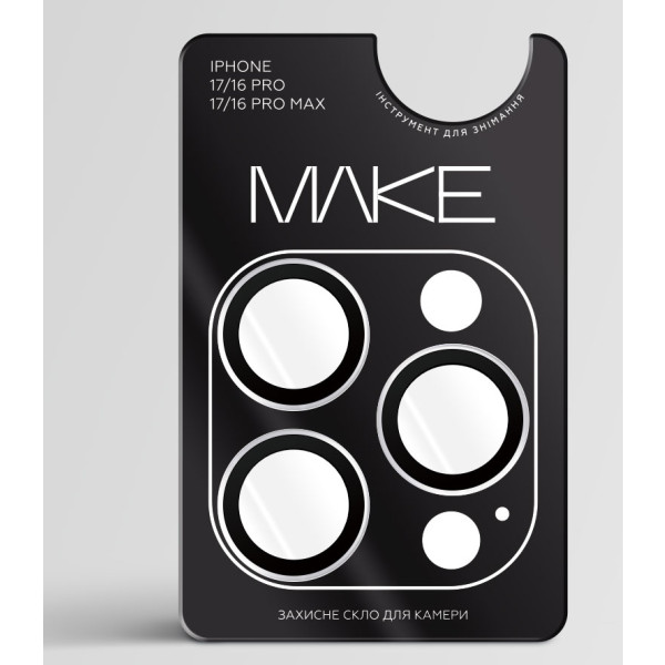 Фото - Захисне скло для смартфону MAKE Apple iPhone 17 Pro Max Ultra+ Glass (MGUP-AI17PM)