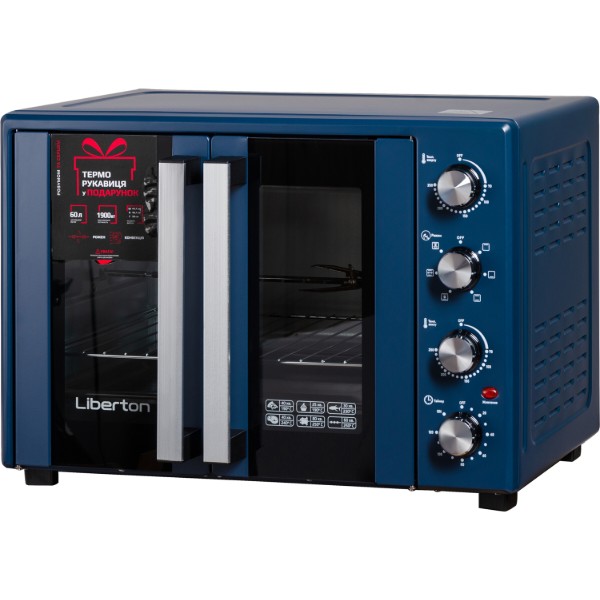 Фото - Уцінка - Піч електрична Liberton LEO-600 Dark Blue