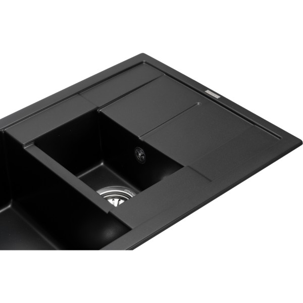 Фото - Мойка кухонная GRANADO Leon Black Shine