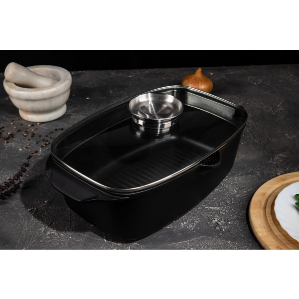 Фото - Каструля Lessner Black Pro New 5.6 л (55873)