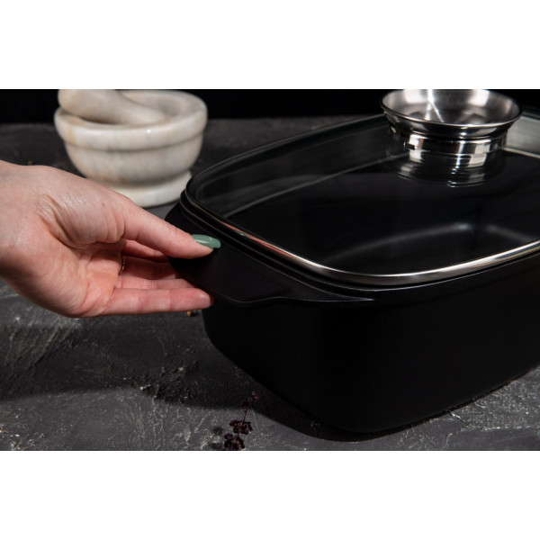 Фото - Каструля Lessner Black Pro New 5.6 л (55873)