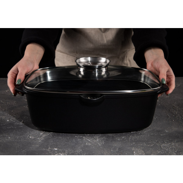 Фото - Каструля Lessner Black Pro New 5.6 л (55873)