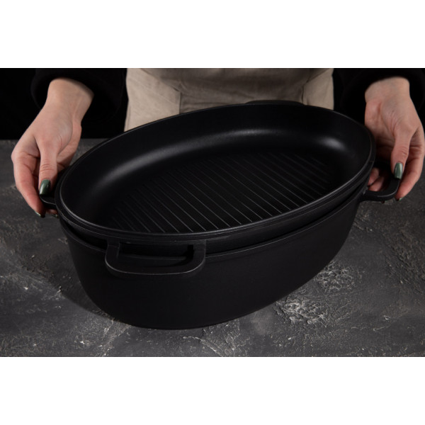 Фото - Каструля Lessner Black Pro New  8 л (55874)