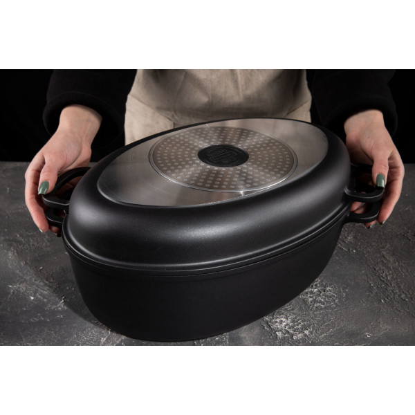 Фото - Каструля Lessner Black Pro New  8 л (55874)