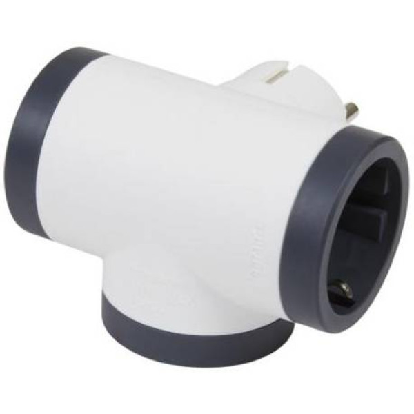 Фото - Розгалужувач 220В Legrand 3 р white Black (694520) Фото - Розгалужувач 220В Legrand 3 р white Black (694520)