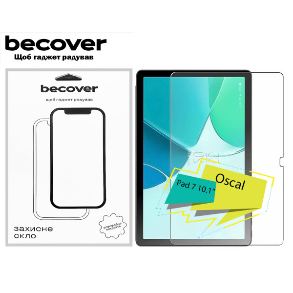 Фото - Захисне скло для планшета BeCover for Oscal Pad 7 10.1" (713040)