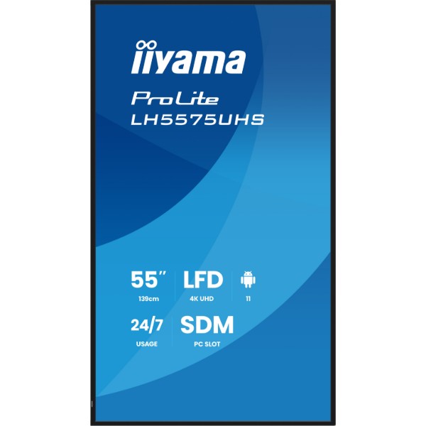Фото - Інтерактивна панель IIYAMA LH5575UHS-B2AG