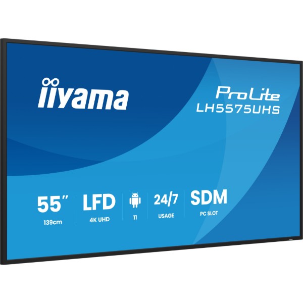 Фото - Інтерактивна панель IIYAMA LH5575UHS-B2AG
