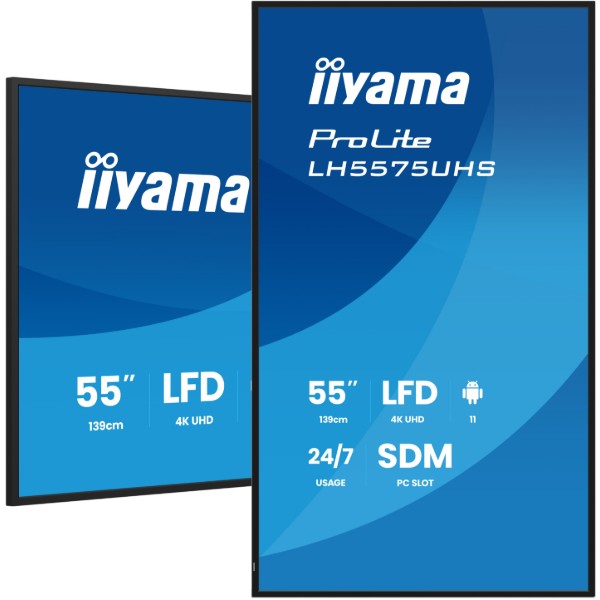 Фото - Інтерактивна панель IIYAMA LH5575UHS-B2AG