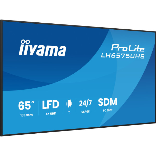 Фото - Інтерактивна панель IIYAMA LH6575UHS-B2AG