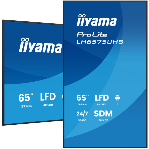 Фото - Інтерактивна панель IIYAMA LH6575UHS-B2AG