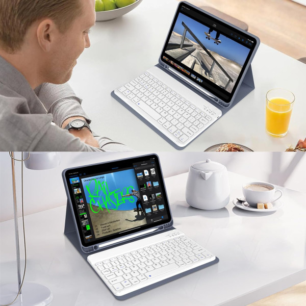 Фото - Чохол-клавіатура для планшету BeCover for Apple iPad Air (4/5) 2020/2022 10.9"" Purple (711148)