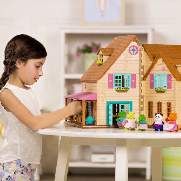 Фото - Колекційні фігурки набір Li'l Woodzeez Великий котеджний будинок (WZ6749Z)