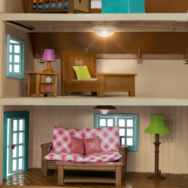 Фото - Колекційні фігурки набір Li'l Woodzeez Великий котеджний будинок (WZ6749Z)