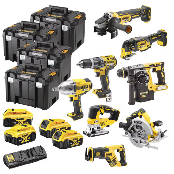 Фото - Набір електроінструментів DeWALT 18 В XR Li-lon (DCK865P4T)