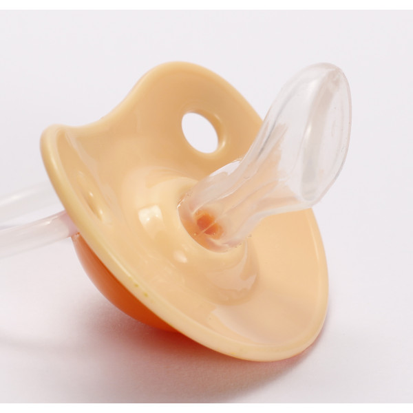 Фото - Анатомічна пустушка Lindo жовтий (Li402/0-6жов)