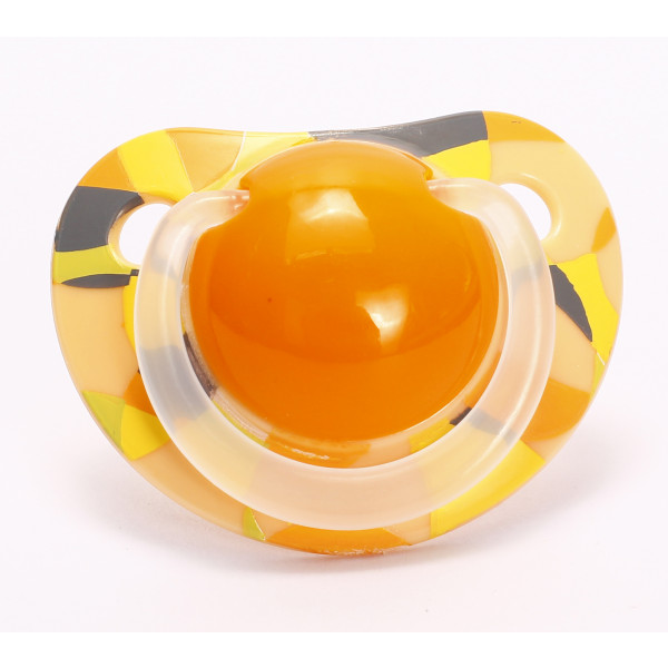 Фото - Анатомічна пустушка Lindo жовтий (Li402/0-6жов)