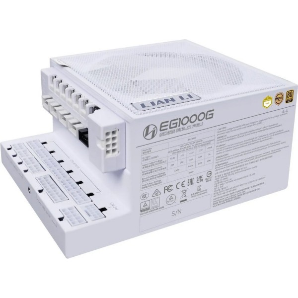 Фото - Блок питания для ПК Lian Li EDGE GOLD 1000W White with Hub, EU Cord (G9P.EG1000G.WH00.EU)