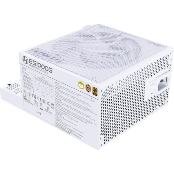 Фото - Блок питания для ПК Lian Li EDGE GOLD 1000W White with Hub, EU Cord (G9P.EG1000G.WH00.EU)