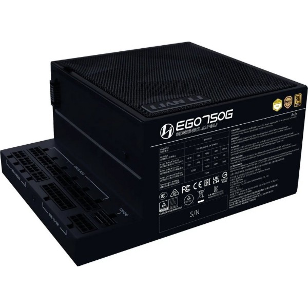 Фото - Блок живлення для ПК Lian Li EDGE GOLDd 750W Black, EU Cord (G9P.EG0750G.B000.EU)