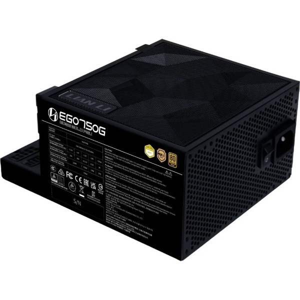 Фото - Блок живлення для ПК Lian Li EDGE GOLDd 750W Black, EU Cord (G9P.EG0750G.B000.EU)