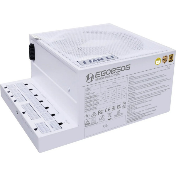Фото - Блок живлення для ПК Lian Li EDGE GOLD 850W White, EU Cord (G9P.EG0850G.W000.EU)