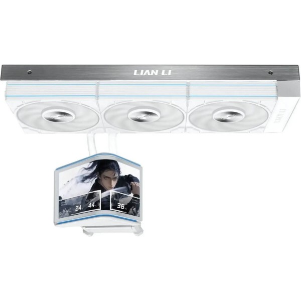 Фото - Водяная система охлаждения Lian Li Hydroshift II OLED Curved 360 P28, White (G89.GHS2OLDC36PW.00)