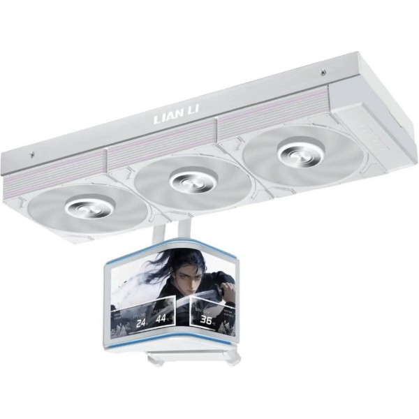 Фото - Водяная система охлаждения Lian Li Hydroshift II OLED Curved 360 P28, White (G89.GHS2OLDC36PW.00)