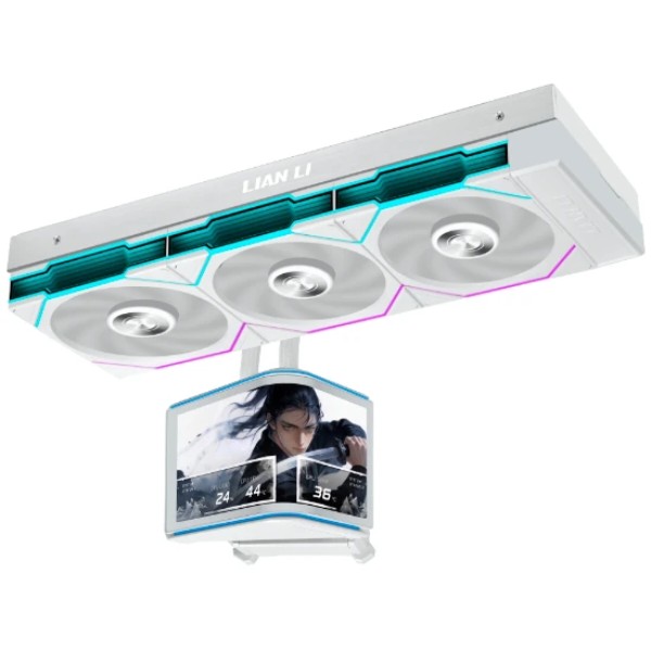 Фото - Водяная система охлаждения Lian Li Hydroshift II OLED Curved 360 TL, White (G89.GHS2OLDC36TW.00)