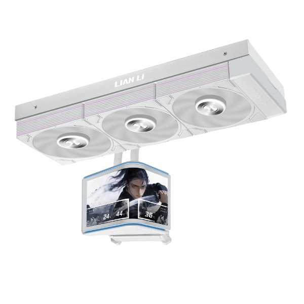 Фото - Водяная система охлаждения Lian Li Hydroshift II OLED Curved 360 TL, White (G89.GHS2OLDC36TW.00)